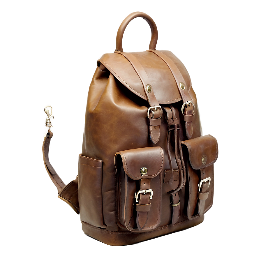 Leather Backpack Png Jdg