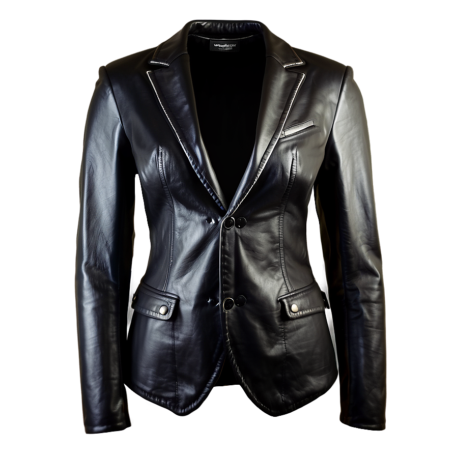 Leather Blazer Jacket Png Oxg17