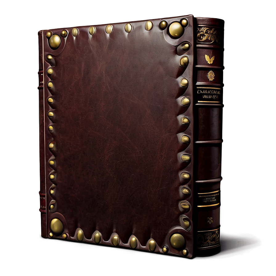 Leather Book Cover PNG qin24 PNG with transparent background