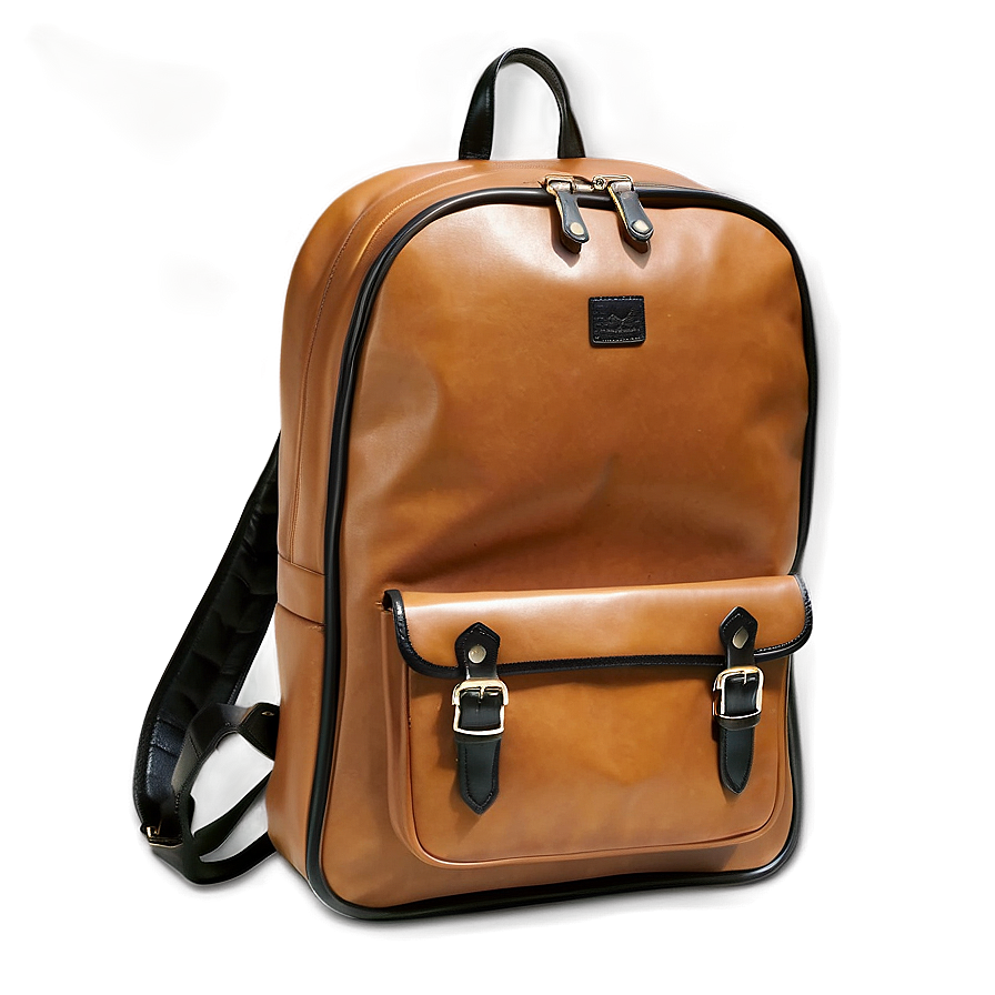 Leather Bookbag Png 06212024