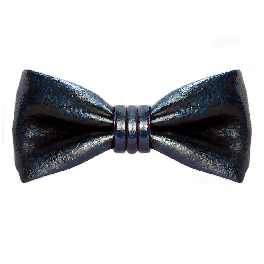 Leather Bow Tie Look Png 49