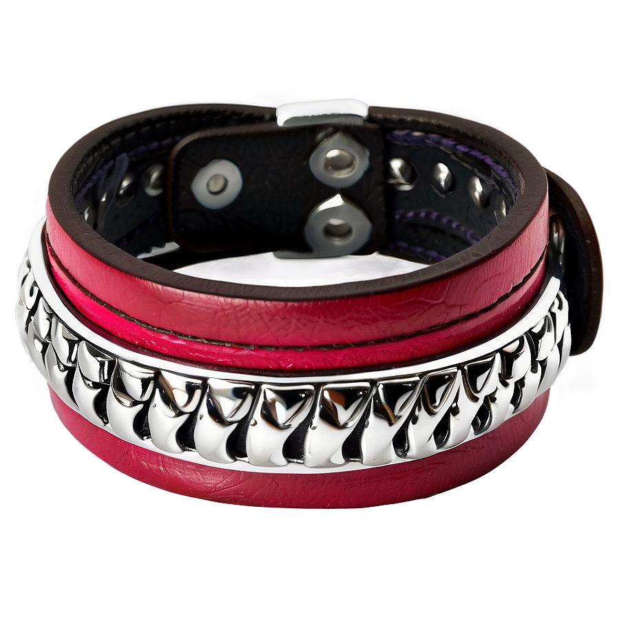 Leather Bracelet Jewelry PNG 06252024 PNG with transparent background