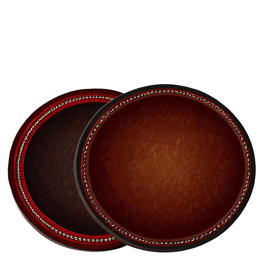 Leather Coaster Circle Png Odg