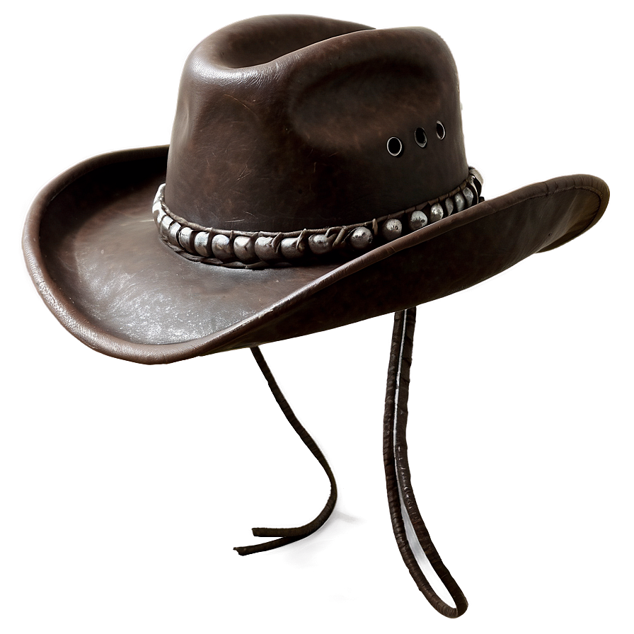 Leather Cowboy Hat PNG cps PNG with transparent background