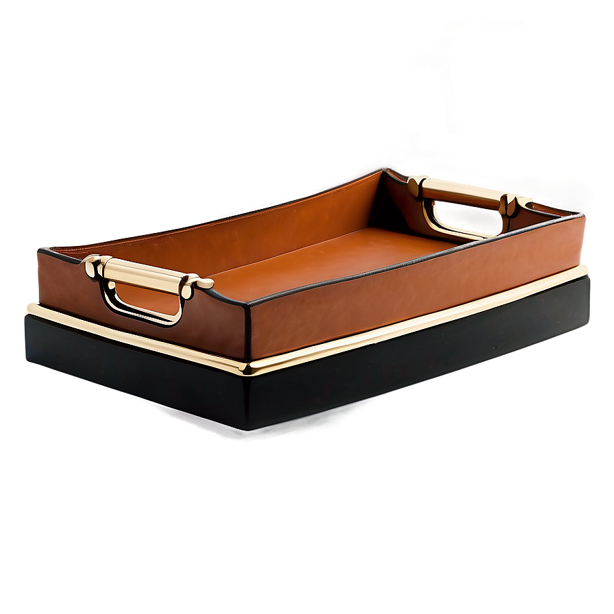 Leather Desk Tray Png 06212024