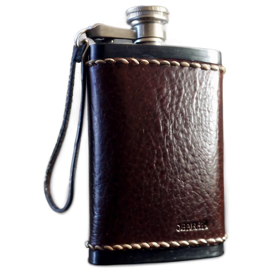 Leather Flask Cover PNG nng32 PNG with transparent background