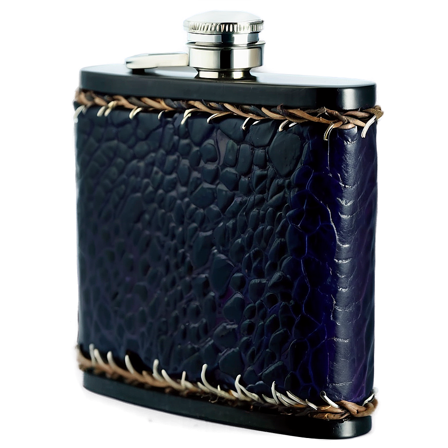 Leather Hip Flask PNG rkx40 PNG with transparent background