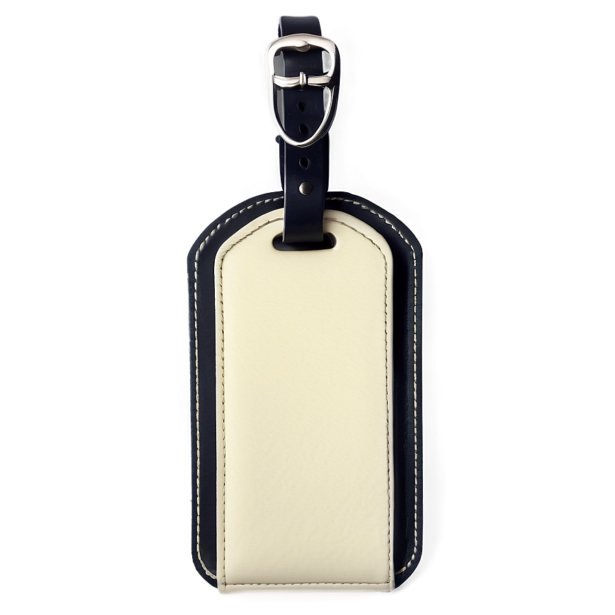 Leather Luggage Tag PNG gtt76 PNG with transparent background