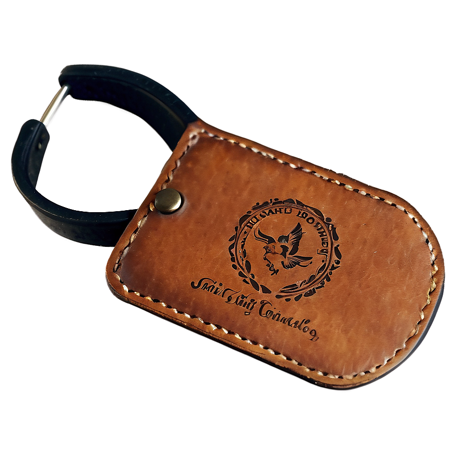 Leather Luggage Tag PNG hcl7 PNG with transparent background