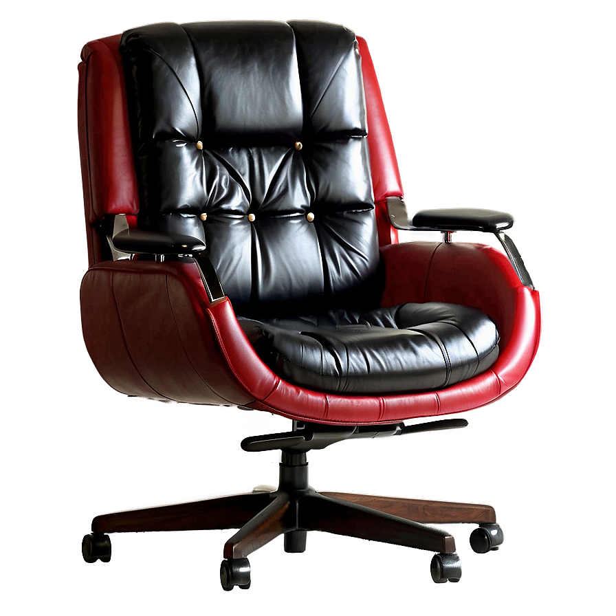 Leather Office Chair PNG 06252024 PNG with transparent background