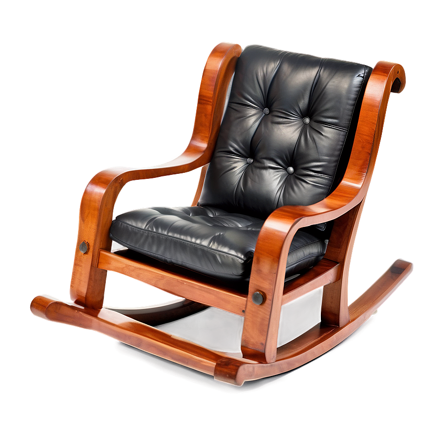 Leather Rocking Chair Png Hap62