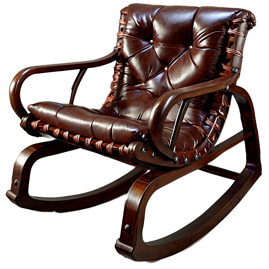 Leather Rocking Chair Png Orl