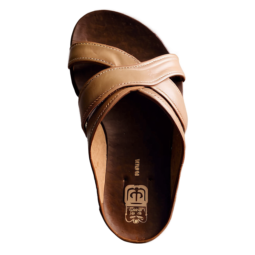 Leather Sandals Footwear Png 06252024