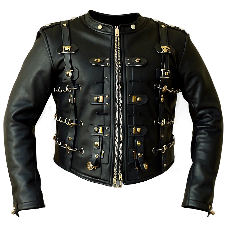 Leather Straight Jacket Png 25