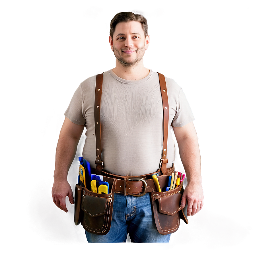 Leather Tool Belt Png Njt