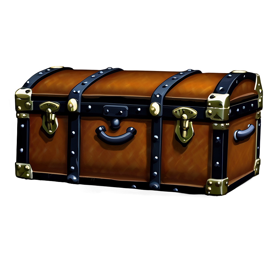 Leather Trunk Png Dpo12