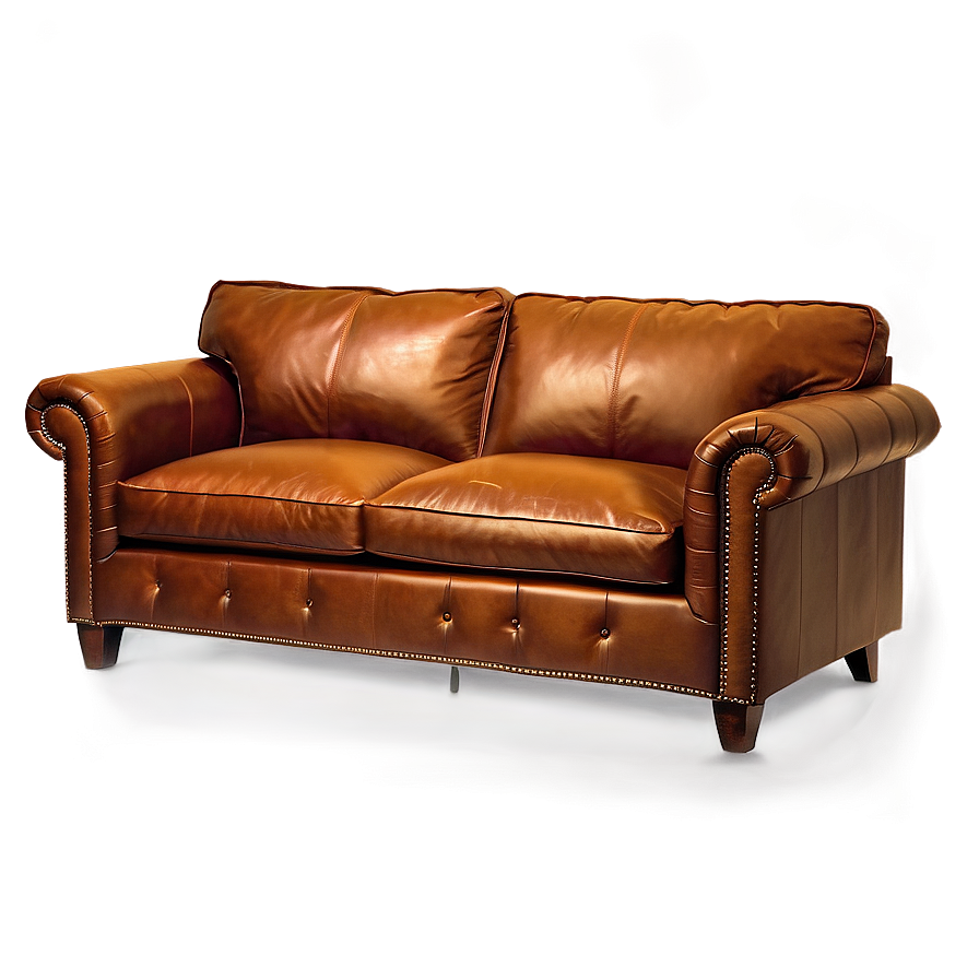 Leather Upholstery Sofa PNG uws PNG with transparent background