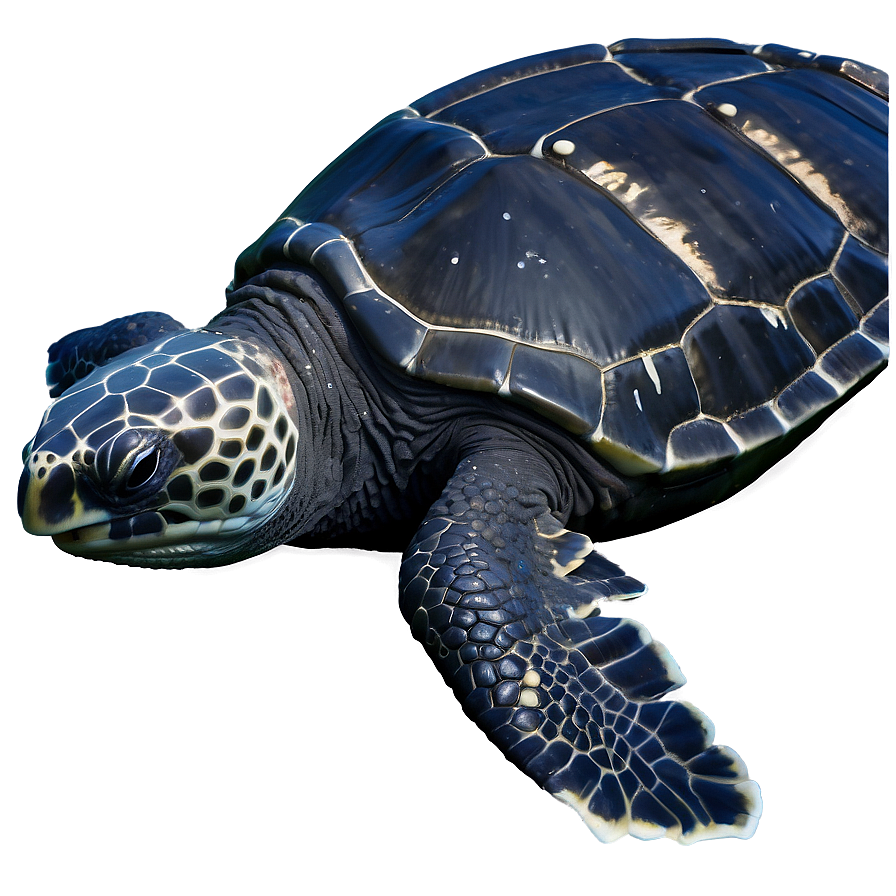 Leatherback Sea Turtle In Ocean Png 06292024