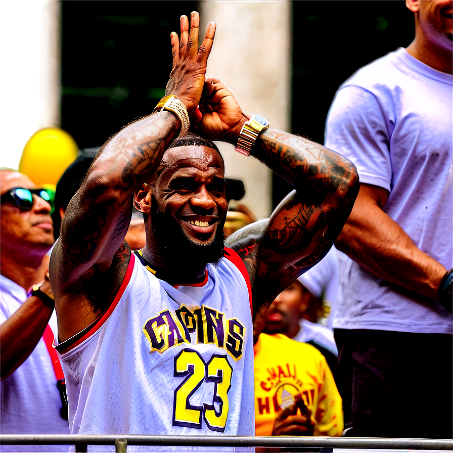 Lebron James Championship Parade Png Chr