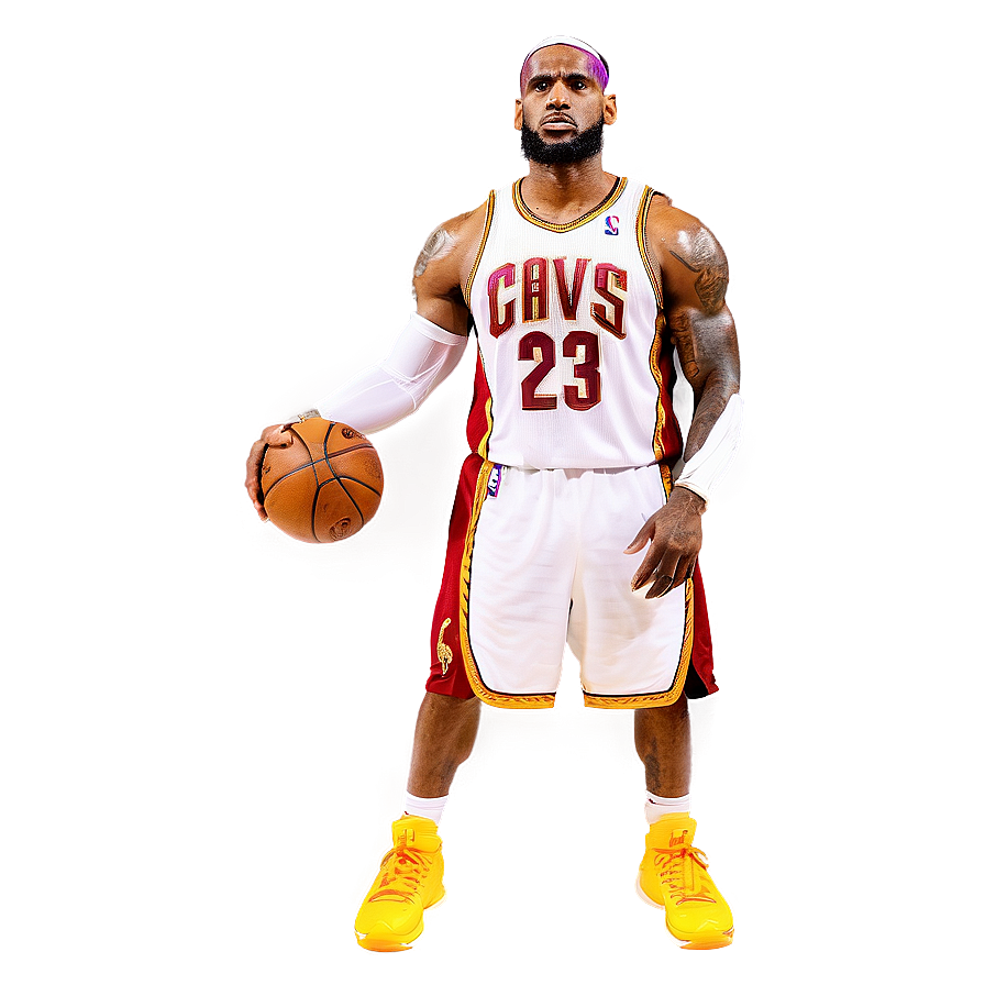 Lebron James Defensive Stance Png Gjx