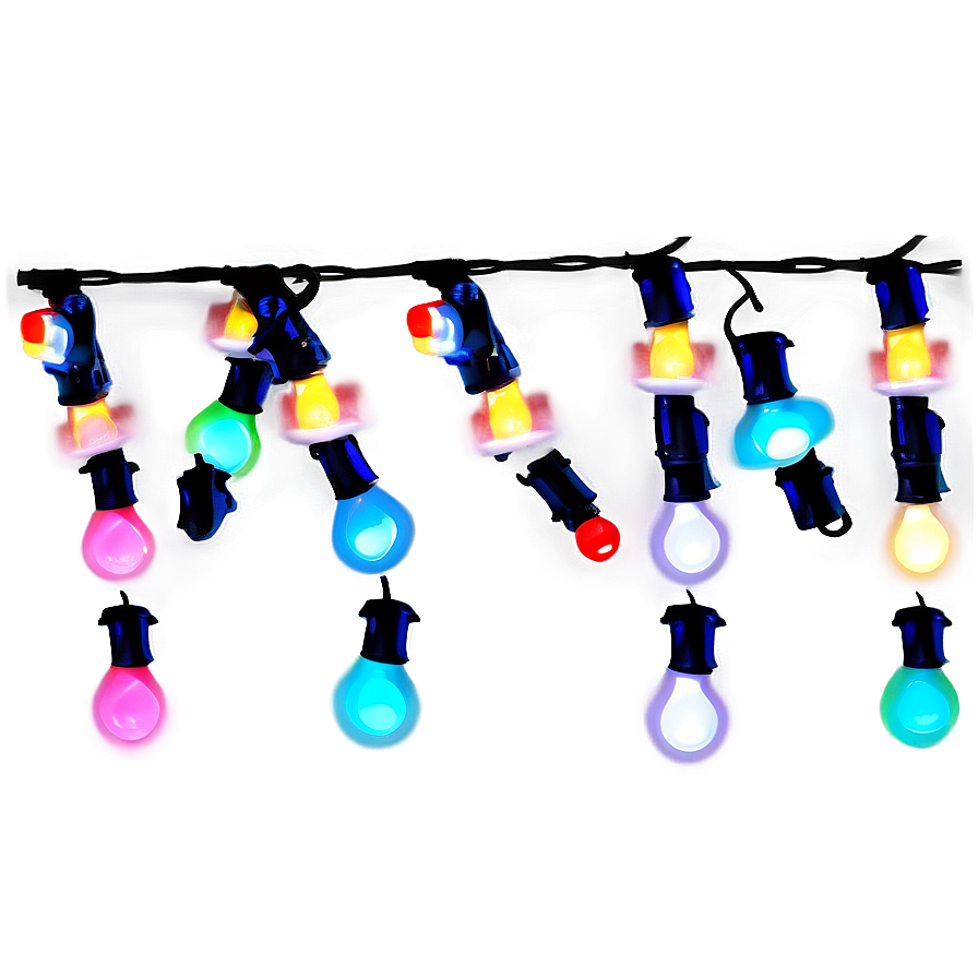 LED Christmas Lights PNG 05032024 PNG with transparent background