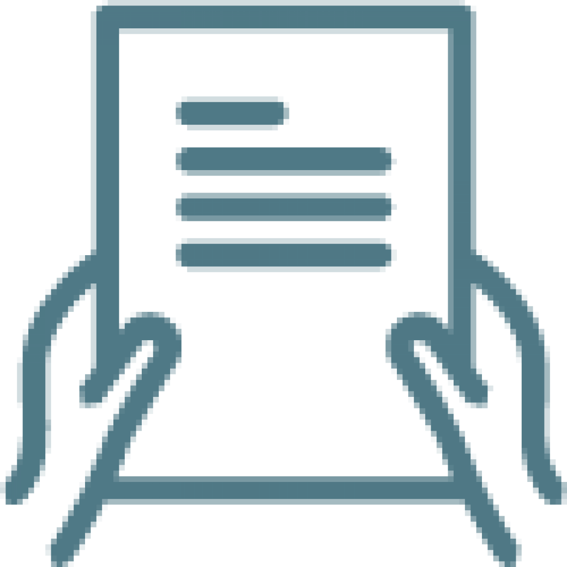 Transparent Lawyer Icon Png - Hands Holding Paper Icon, Png Download PNG with transparent background