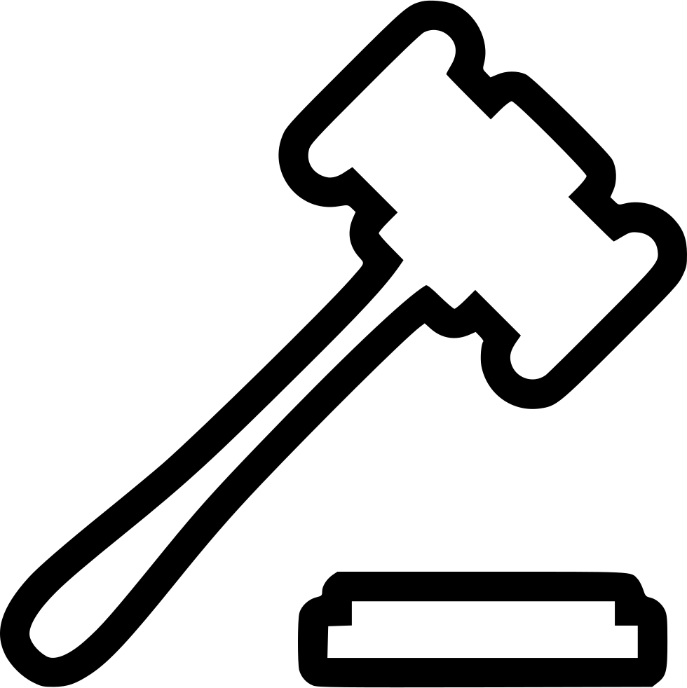 Clipart Hammer Lawyer - Lawyer Svg, HD Png Download PNG with transparent background