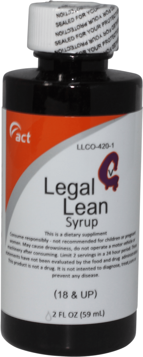 Legal Lean Syrup Bottle