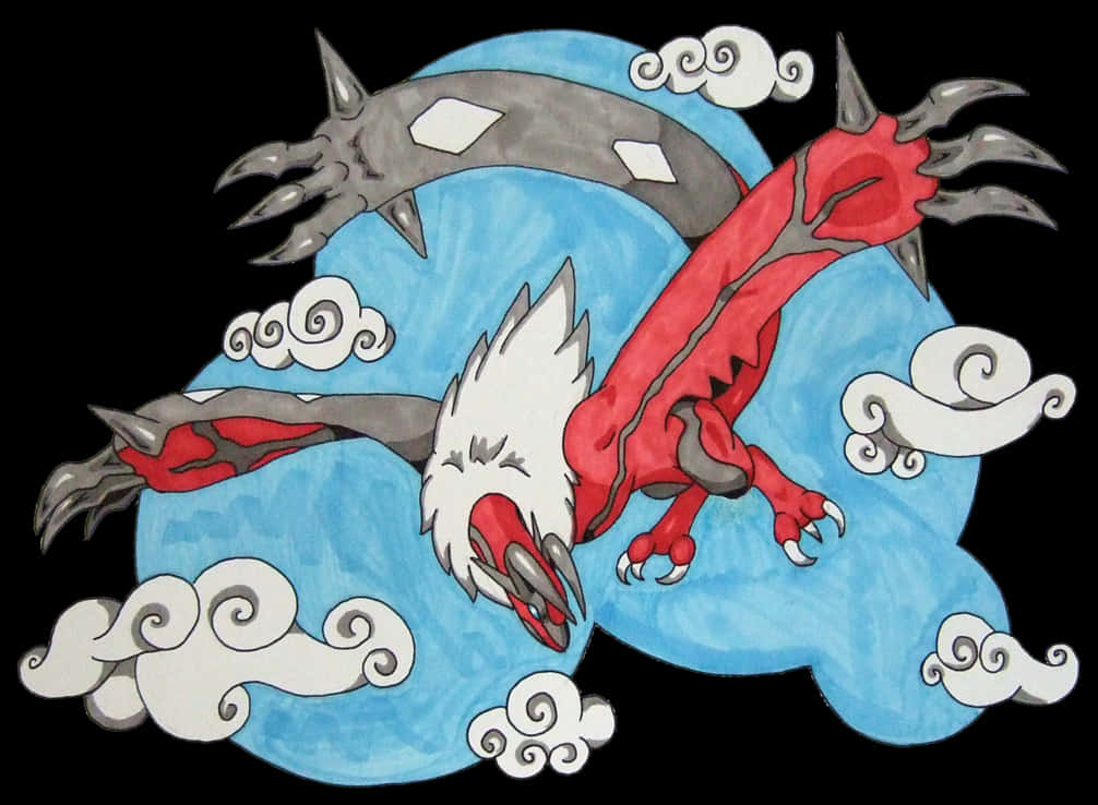 Legendary Pokemon Artwork Yveltal