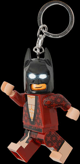 Lego Batman Keychain Red Suit