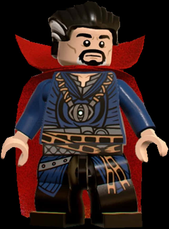 Lego Doctor Strange Figure PNG with transparent background