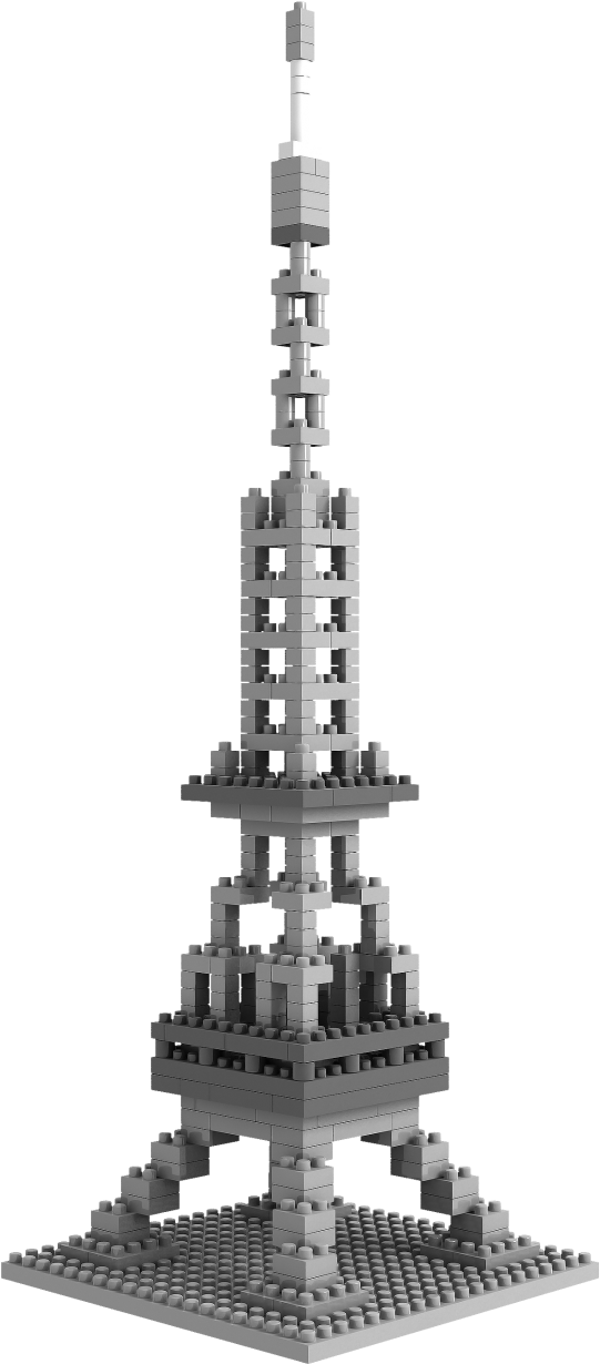 Lego Eiffel Tower Model