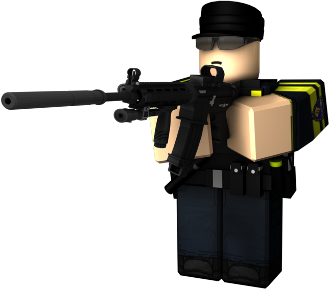 Lego S W A T Officer With Rifle