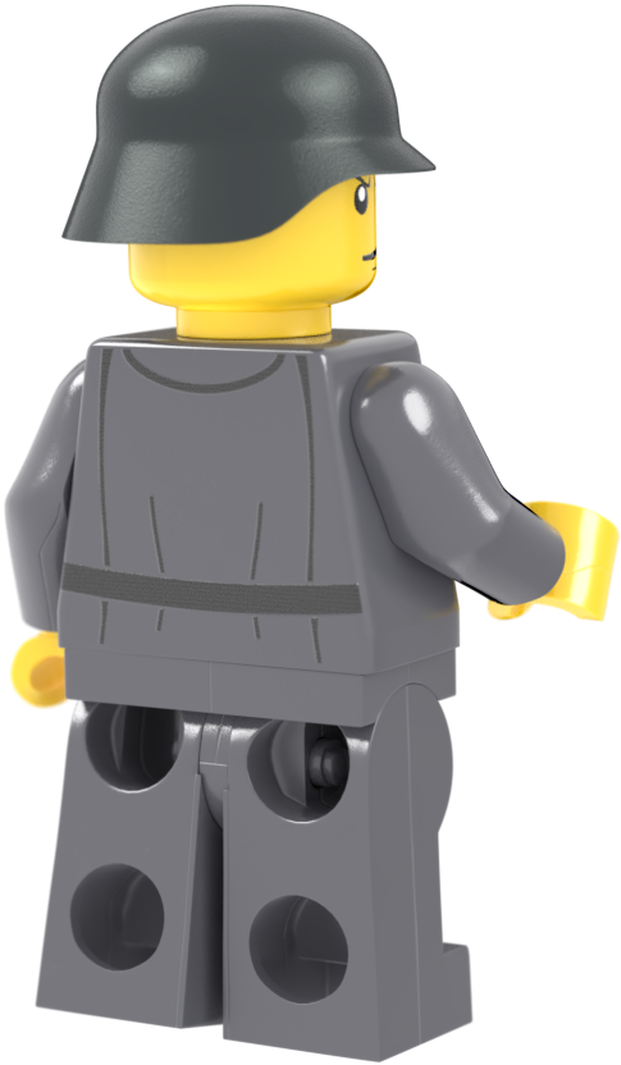 Lego Soldier Profile View