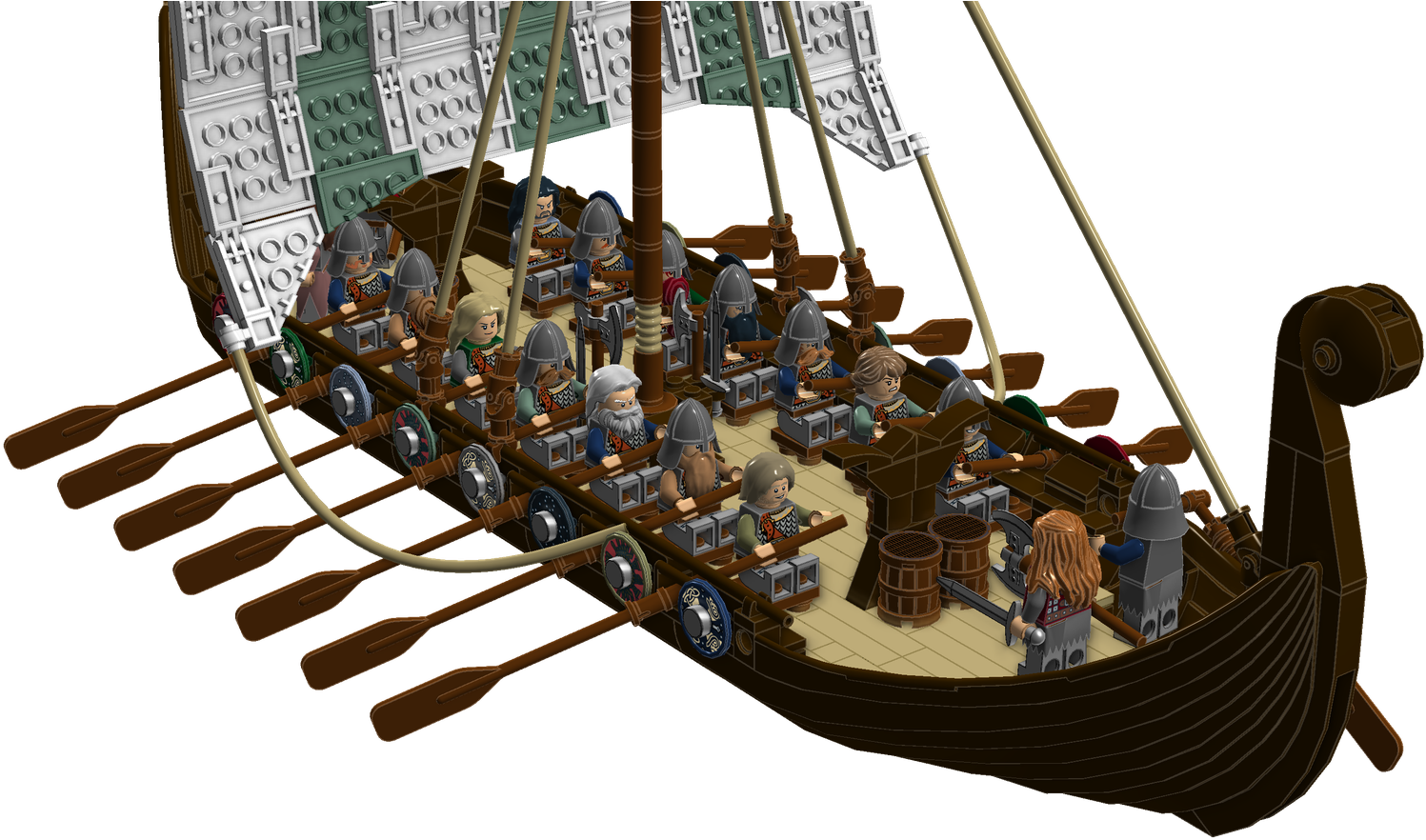 Lego Viking Ship Ldd, HD Png Download PNG with transparent background