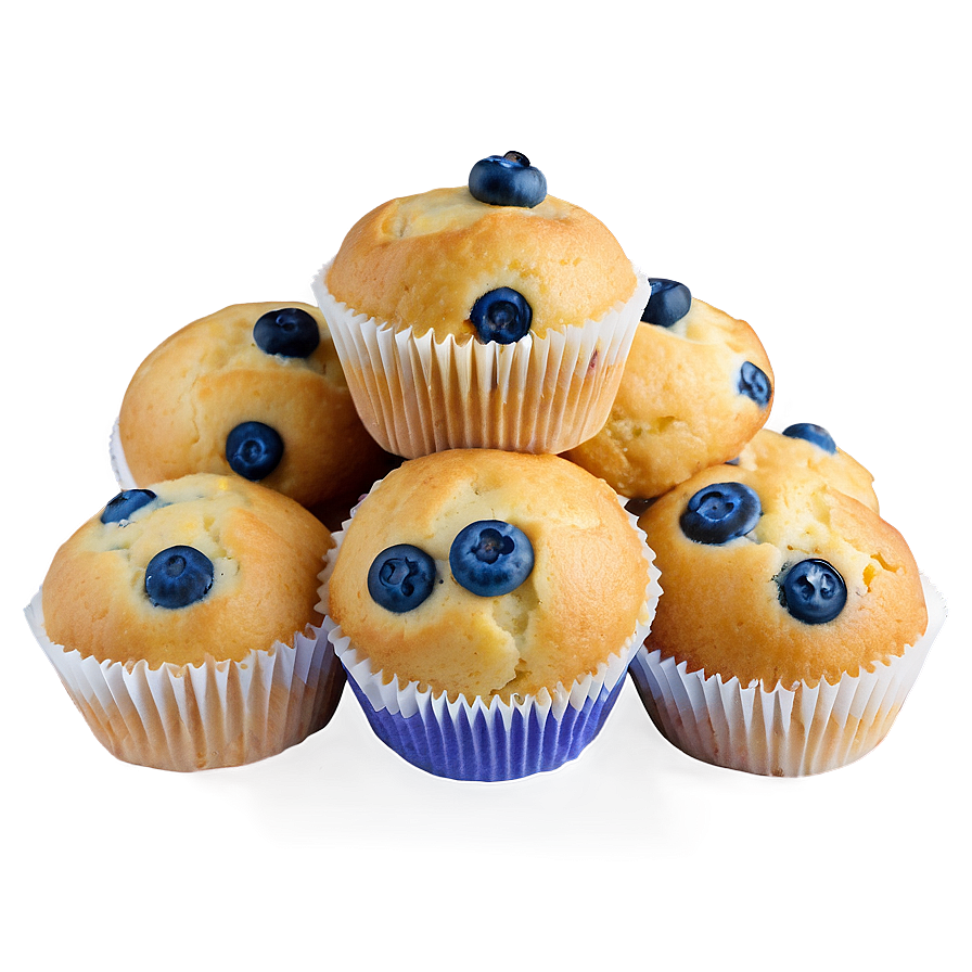 Lemon Blueberry Muffin PNG fmt60 PNG with transparent background