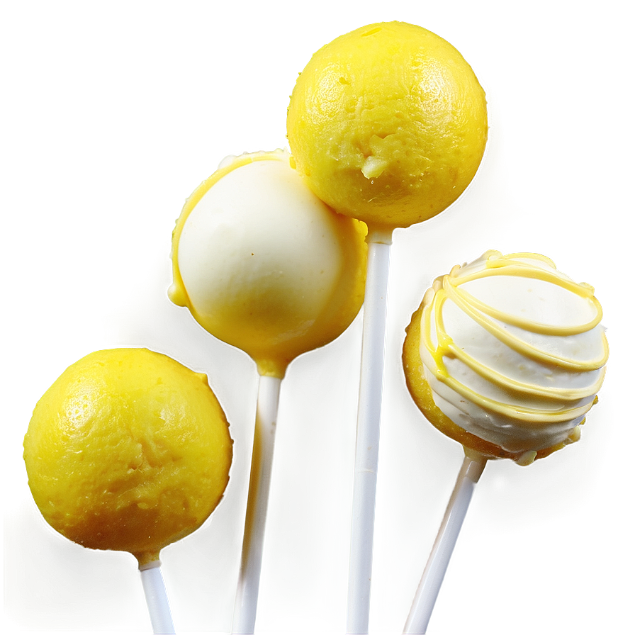 Lemon Cake Pops PNG 06272024 PNG with transparent background