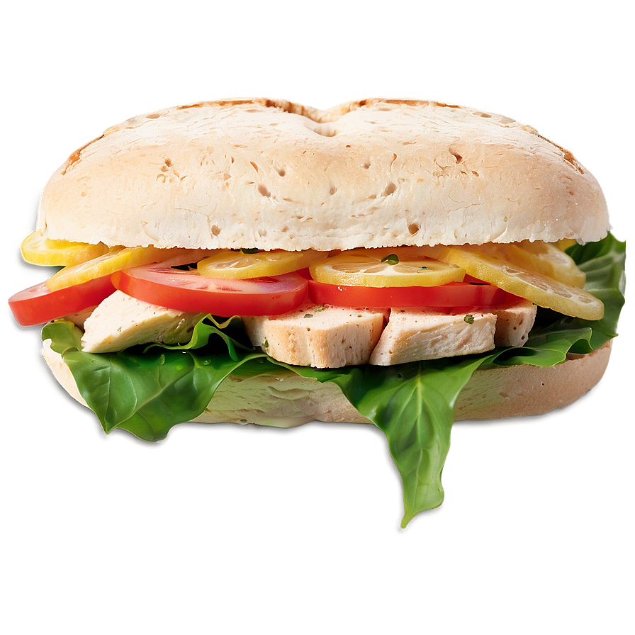 Lemon Herb Chicken Sandwich Png Xgn