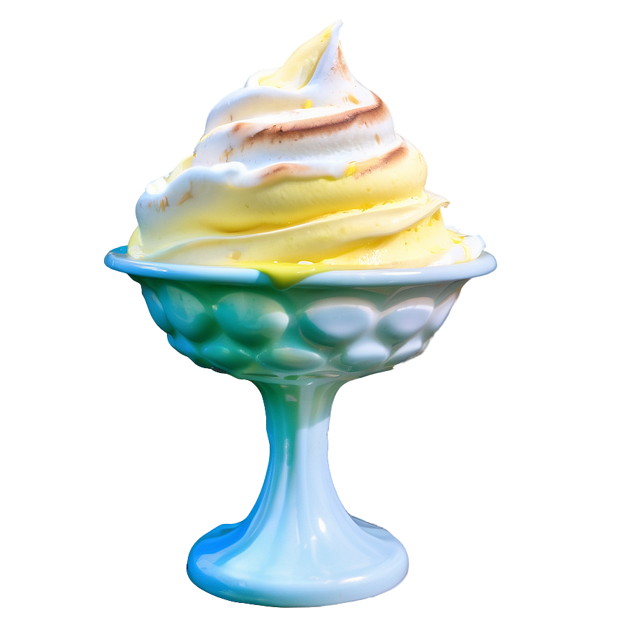 Lemon Meringue Ice Cream Sundae Png 27