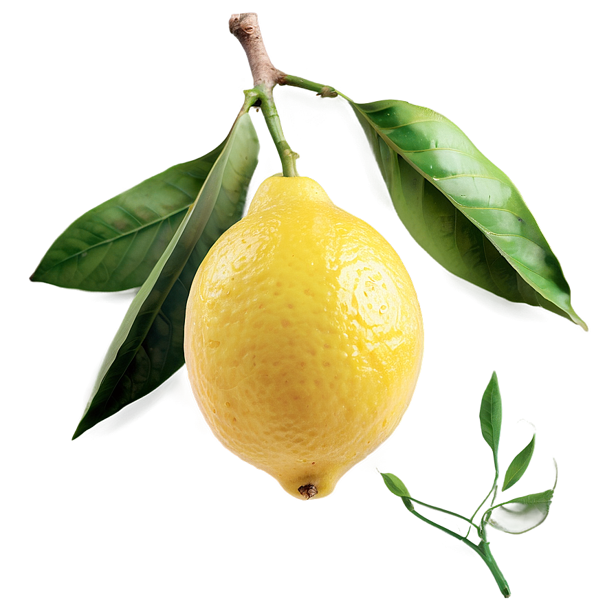 Lemon On Branch Png 37