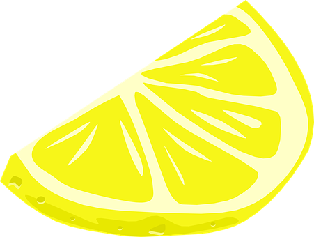 Lemon Slice Illustration PNG with transparent background