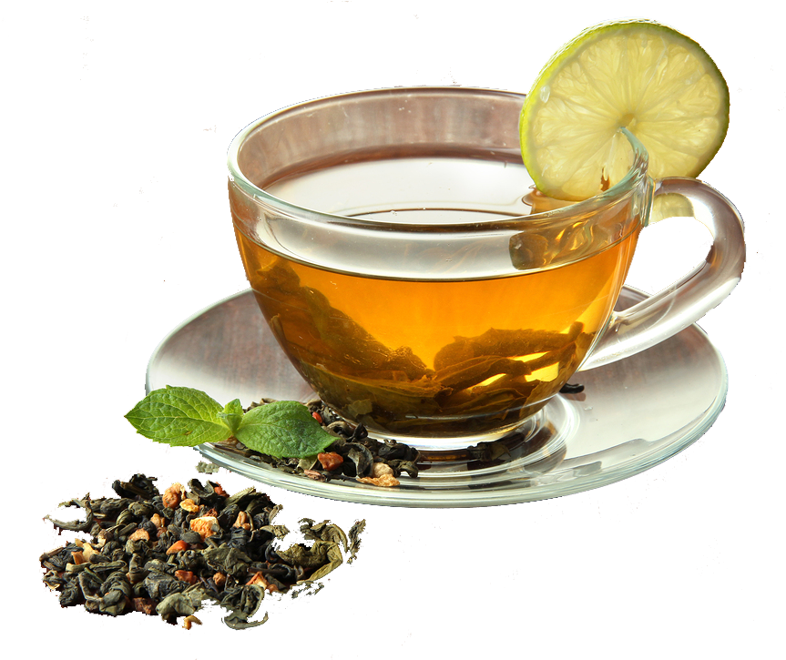 Good Morning Image With Green Tea, HD Png Download PNG with transparent background