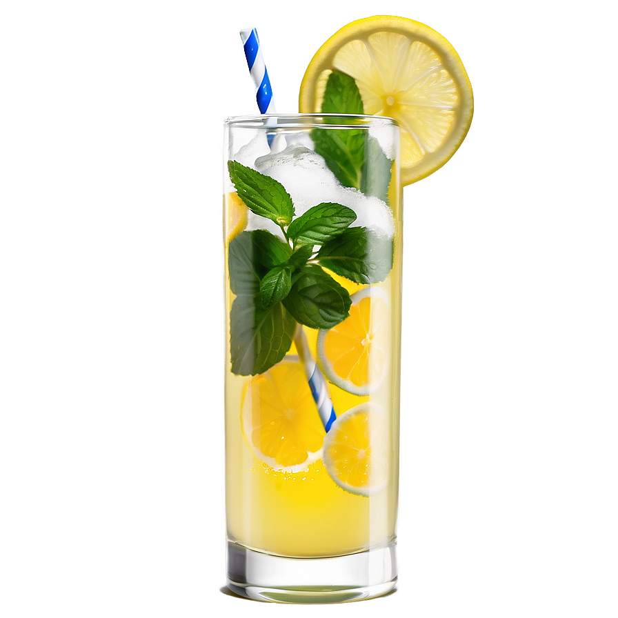 Lemonade With Fresh Mint Png 38