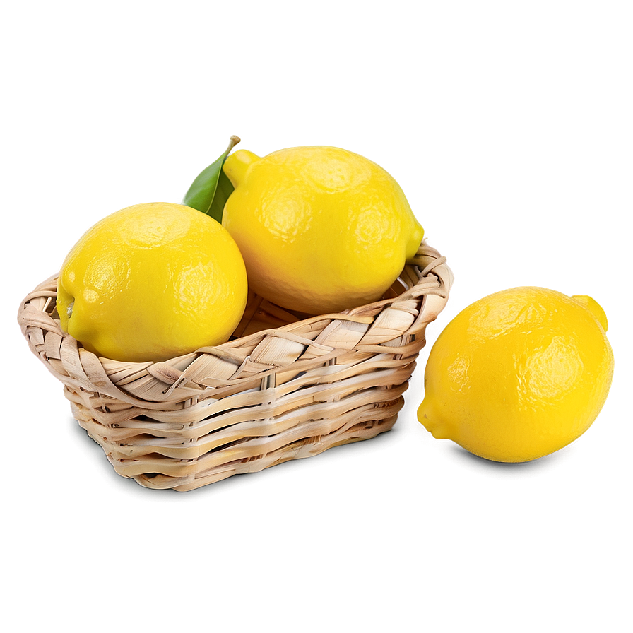 Lemons Basket Png Cry