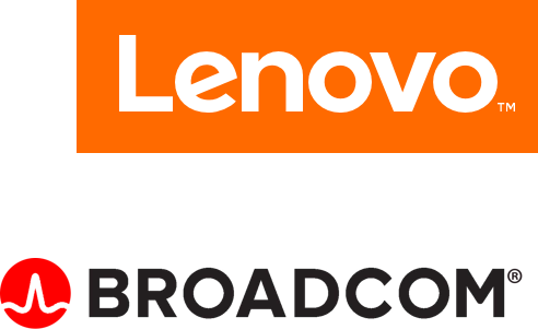 Lenovoand Broadcom Logos