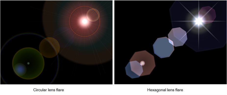 Lens Flare - Lens Flare Hexagon PNG with transparent background