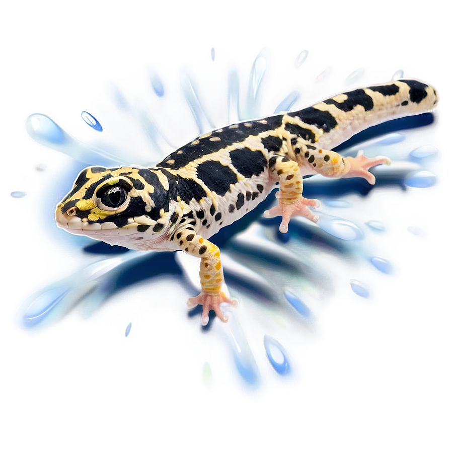 Leopard Gecko In Water Png 06202024