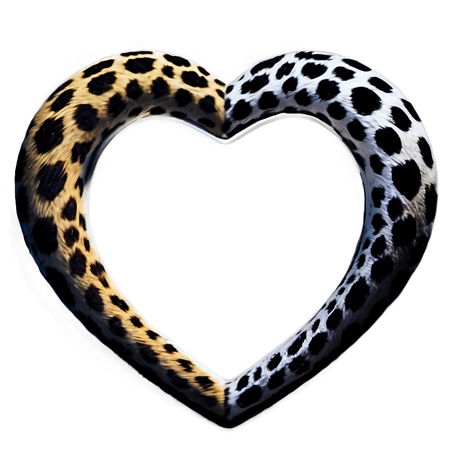 Leopard Heart Beauty Png Fog38