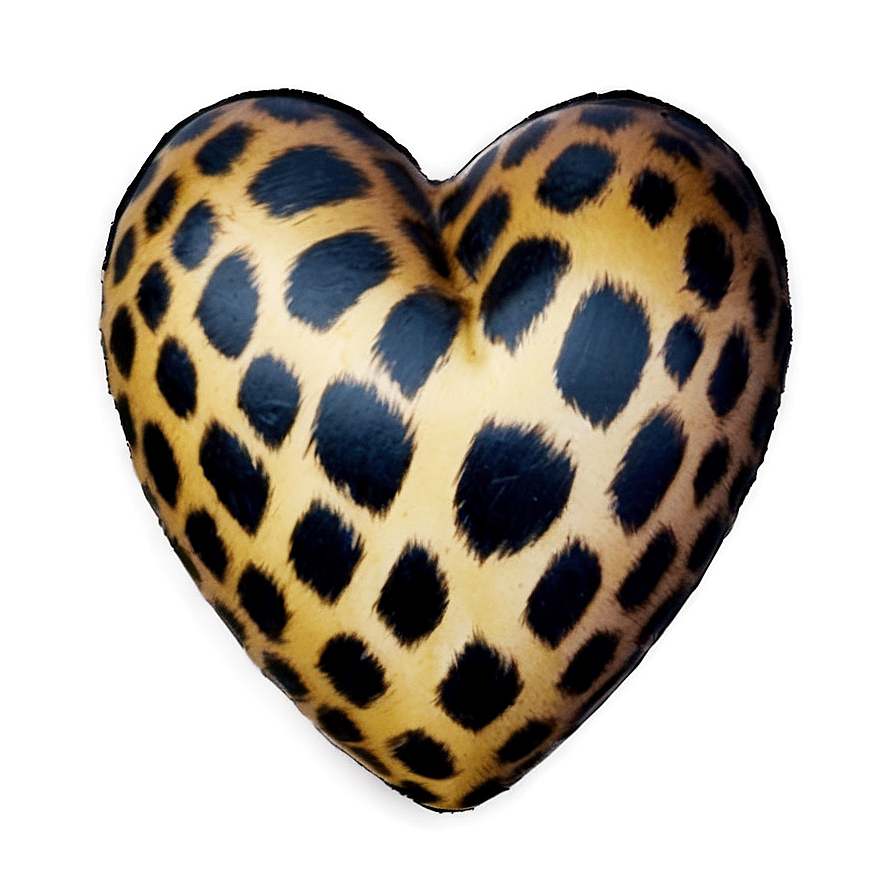 Leopard Heart Decor Png Wmh