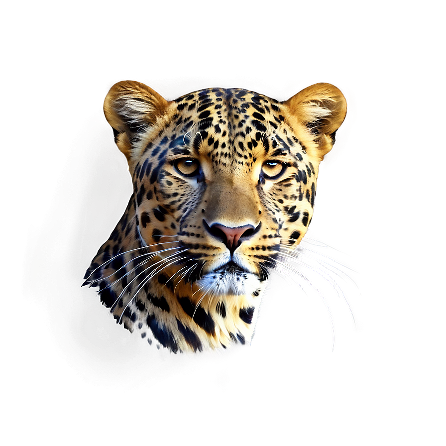 Leopard Portrait Png 89